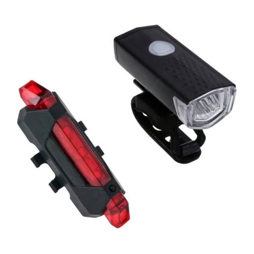 TÖLTHETŐ BICIKLI, KERÉKPÁR LÁMPA SZETT