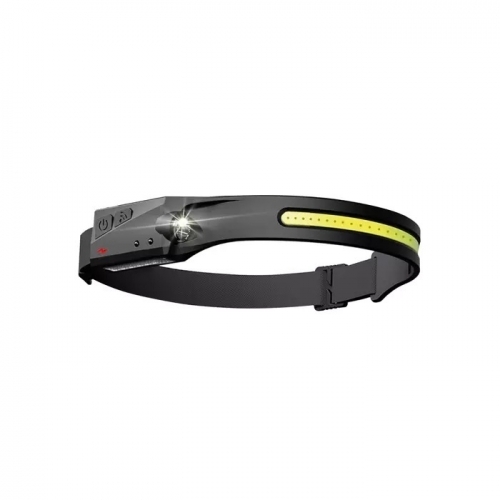 TÖLTHETŐ MOZGÁSÉRZÉKELŐ LED FEJLÁMPA FÉNYVISSZAVERŐVEL