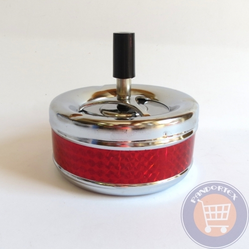 PÖRGŐS , SZAGELZÁRÓS HAMUTARTÓ - NAGY 13 CM