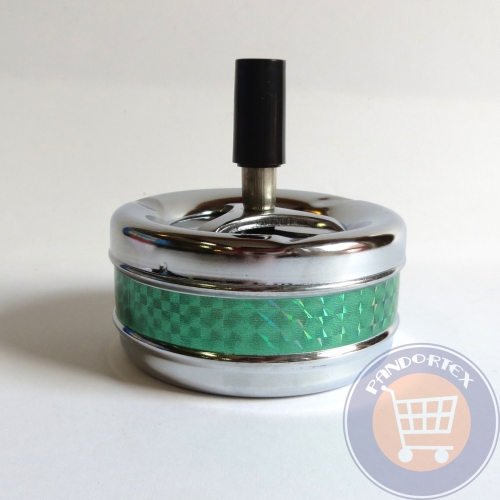 PÖRGŐS, SZAGELZÁRÓS HAMUTARTÓ - 9 CM