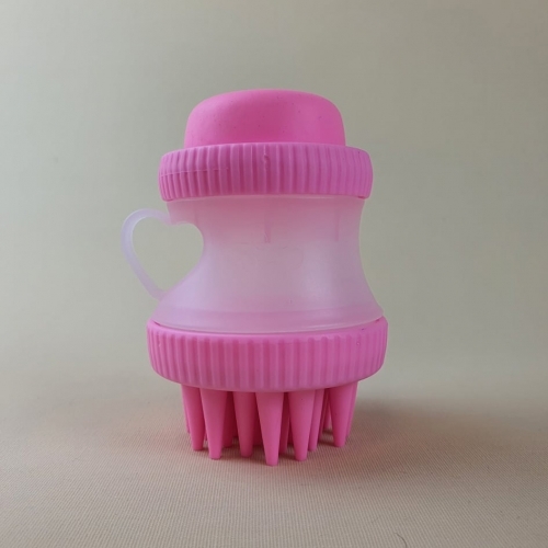 MEGTÖLTHETŐ ÁLLATFÜRDETŐ SZILIKON KEFE