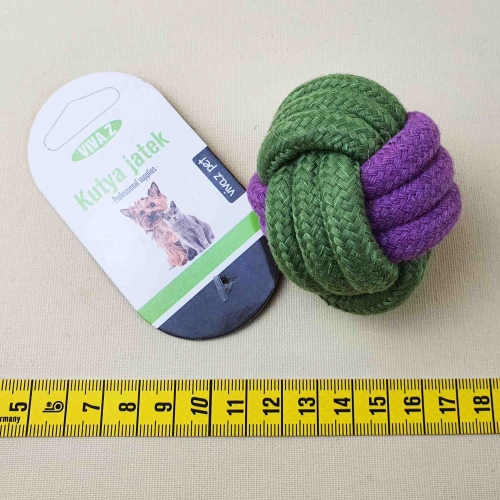 KÖTÉL LABDA KUTYAJÁTÉK -  5,5 CM