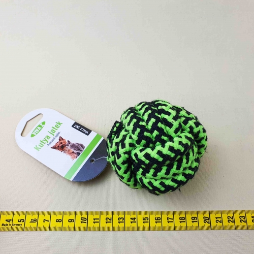 KÖTÉL LABDA KUTYAJÁTÉK -  7 CM
